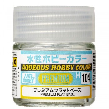 Mr Hobby Aqueous color H-104 Premium Flat Base